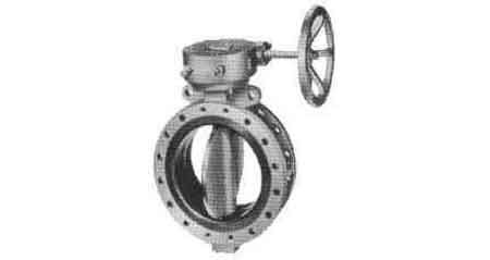 BUTTERFLY VALVE DOUBLE FLANGED, WORM GEAR ACTUATOR 40"