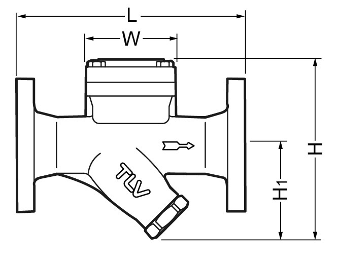 STEAM TRAP CAST-IRON, THERMODYNAMIC FLANGED 32A