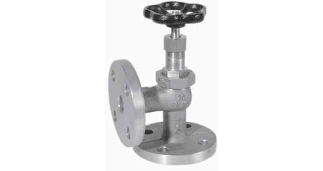 ANGLE VALVE DIN BRONZE FLANGED, PN10/16 #276 40MM