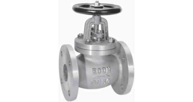 GLOBE VALVE DIN BRONZE FLANGED, PN10/16 HEAVY TYPE #1270 15MM
