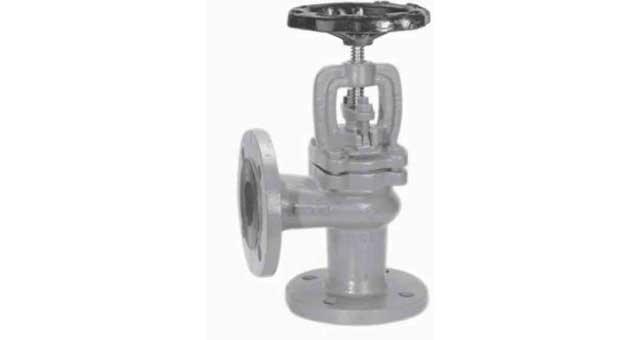 ANGLE VALVE DIN CAST IRON, FLANGED PN10/16 #269 200MM