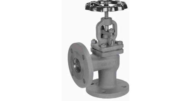 ANGLE VALVE DIN CAST STEEL 399, FLANGED PN16 ANGLE DN 400