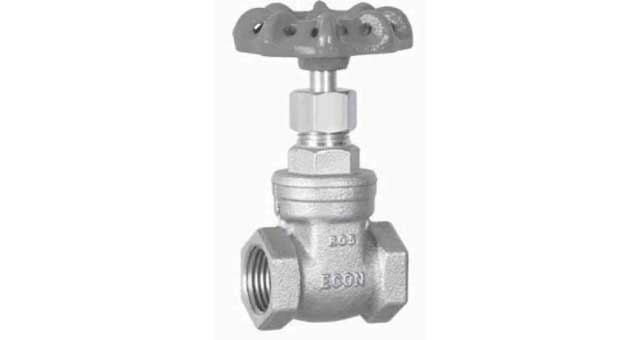 GATE VALVE DIN BRONZE SCREWED, 12BAR #290A 1-1/4"