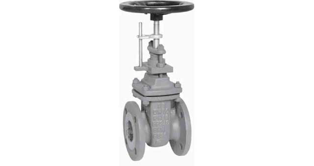 GATE VALVE DIN CARBON STEEL, FLANGED PN10 #315 300MM