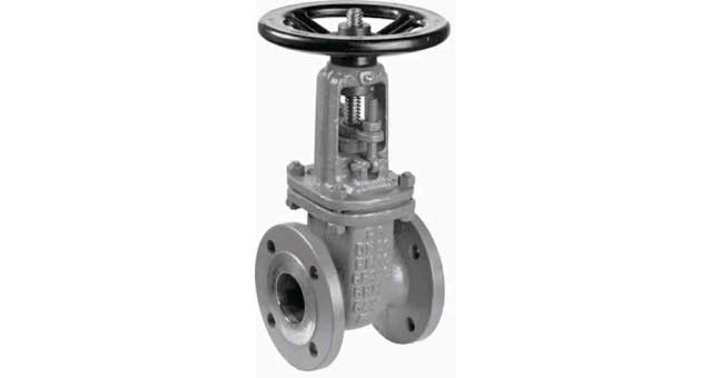GATE VALVE DIN CARBON STEEL, FLANGED PN10 #309 100MM