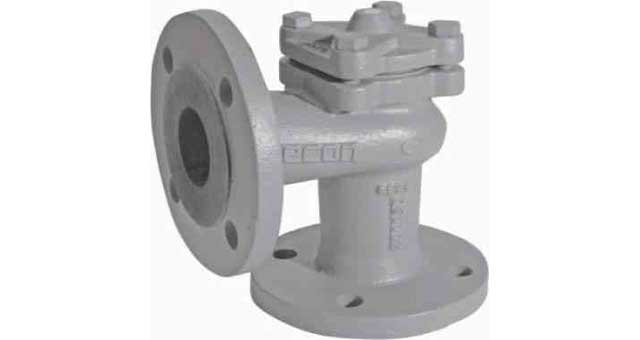 CHECK VALVE DIN C/IRON FLANGED, LIFT PN16 ANGLE #102 DN 65