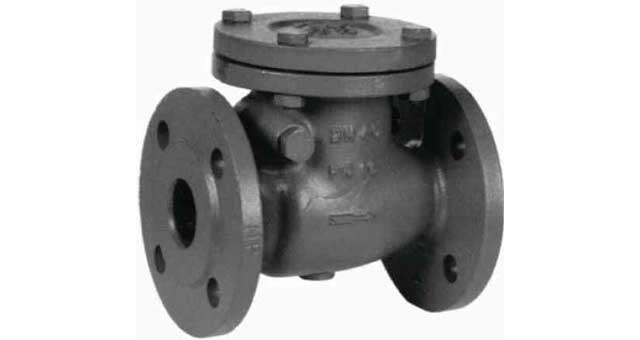 CHECK VALVE DIN C/IRON FLANGED, SWING TYPE PN10 #83GU 300MM
