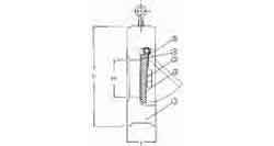VALVE CHECK CARBON STEEL DIN, WAFER LONG PN16 #4012 400MM