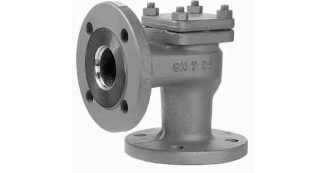 CHECK VALVE DIN CAST STEEL, LIFT PN40 ANGLE #96 DN 500