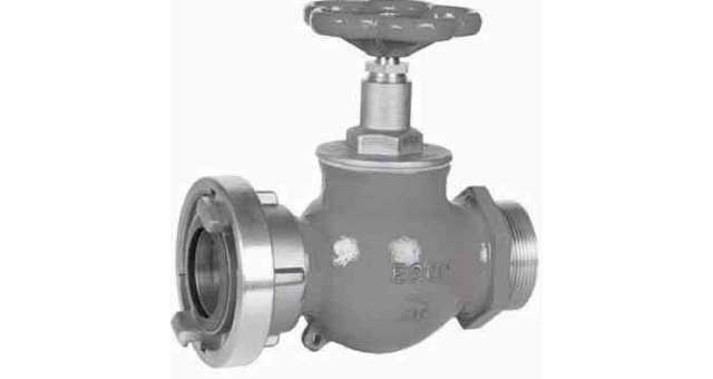 FIRE/DECKWASH VALVE DIN W/MALE, THREAD COPPER ALLOY #901 2-1/2"