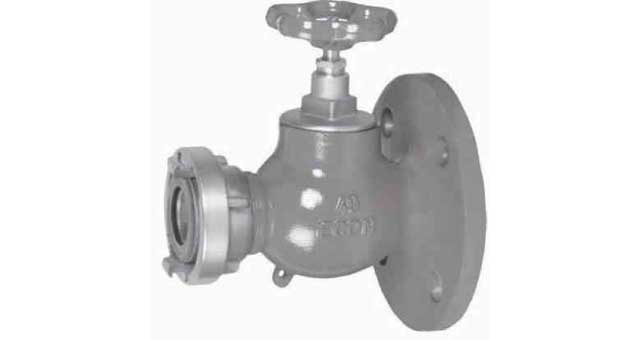 FIRE/DECKWASH VALVE DIN COPPER, ALLOY FLANGED PN16 #908 65MM
