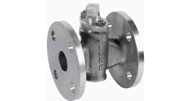PLUG VALVE DIN BRONZE FLANGED, PN10 2-WAY #14 DN 100