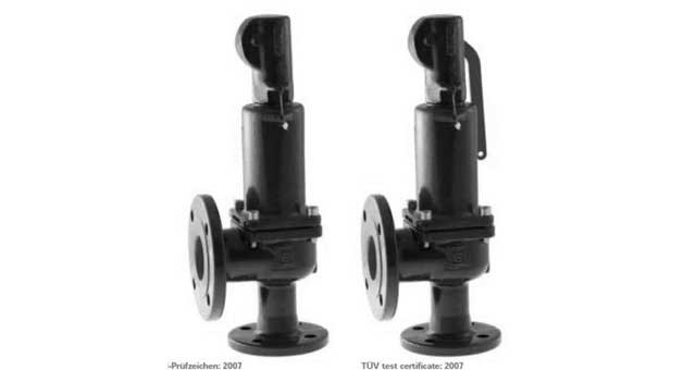 VALVE SAFETY CAST IRON #352SFL, W/LEVER FOR LIFTING DN40 PN16