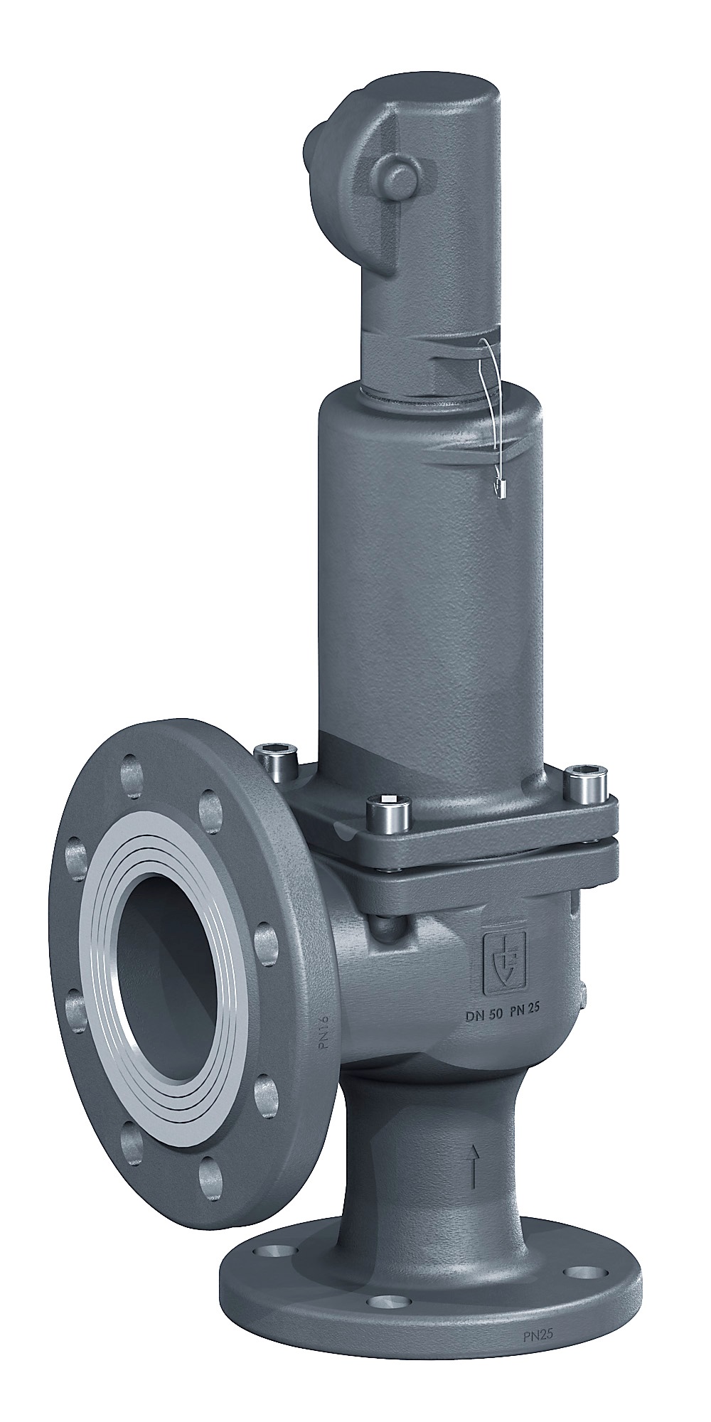 VALVE SAFETY C-IRON #352BGFO, G/T W/BELLOW NOLFTDEV PN40DN50