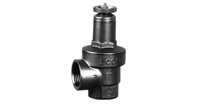SAFETY VALVE DIN BRASS SCREWED, W/DIAPHRAGM #527 3/4"