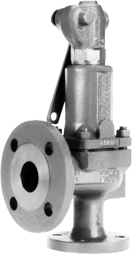 SAFETY VALVE SPRING-LOADED DIN, CAST STEEL ANGLE #567 DN32