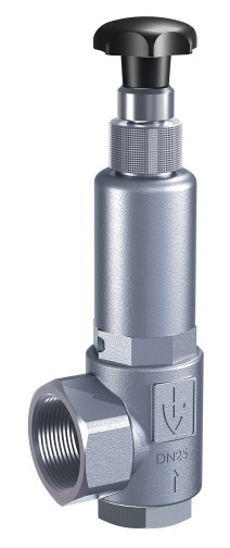 VALVE OVERFLOW S.STEEL, S.STEEL SPRING #453BGFO DIN 32