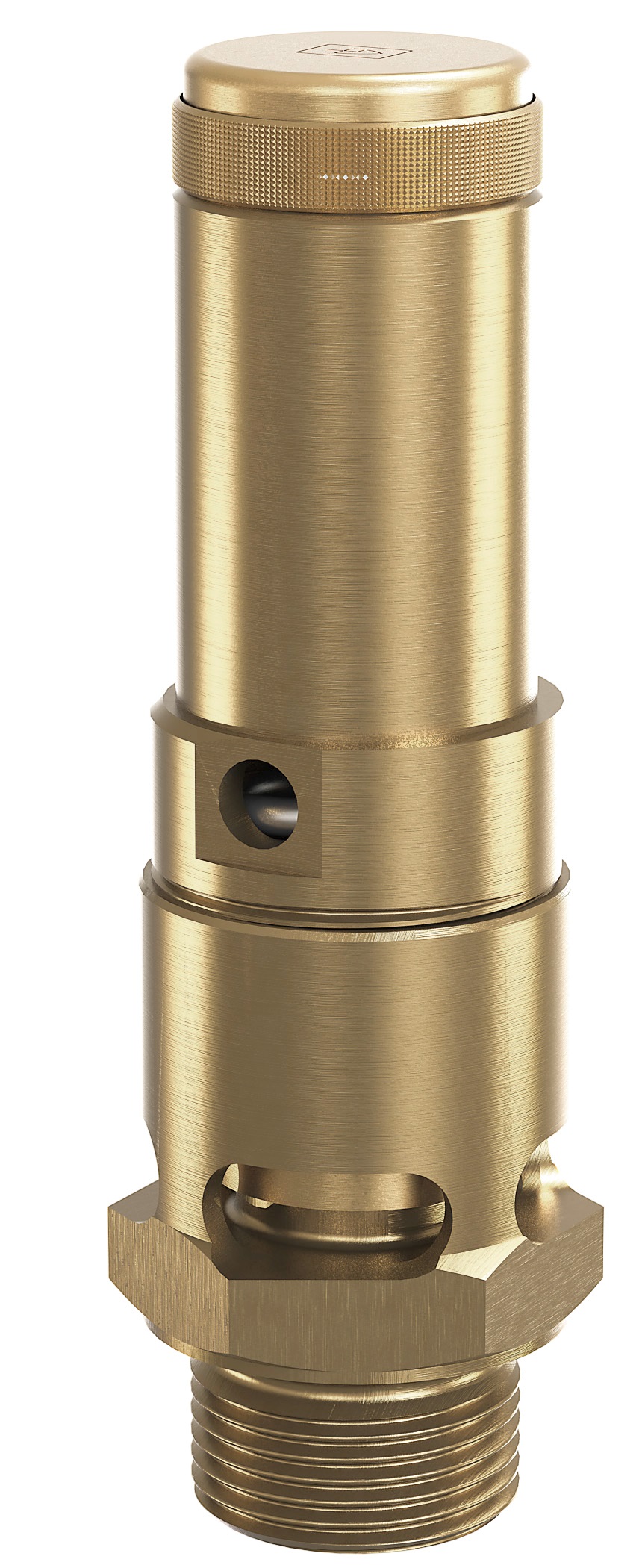 VALVE SAFETY BRASS DIN #810SGK, FKM SEAL DN20