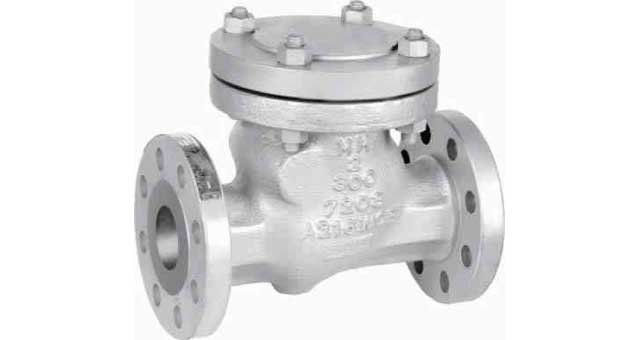 CHECK VALVE ANSI300 CAST STEEL, FLANGED SWING TYPE #1811 2"