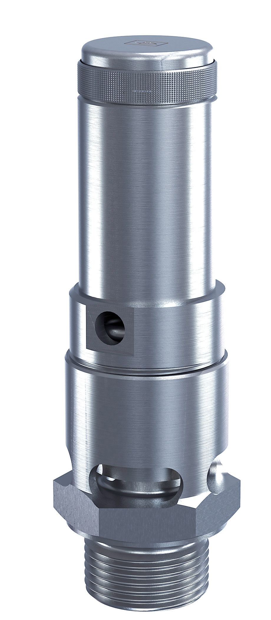 VALVE SAFETY S.STEEL #410SGK, DIN PTFE SEAL DN15