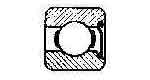 770144 BALL BEARING SINGLE ROW, DEEP GROOVE NO.6003Z