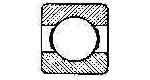 BALL BEARING SINGLE ROW, DEEP GROOVE NO.6301