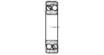 BALL BEARING DOUBLE ROW, DEEP GROOVE NO.1204