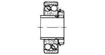 BALL BEARING DOUBLE ROW, DEEP GROOVE NO.1312K