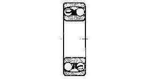BALL BEARING DOUBLE ROW, DEEP GROOVE NO.2219
