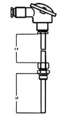 Thermometers - Resistance thermometers 1 x Pt100/0 in 3-wire connection