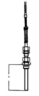 Thermometers - Resistance thermometers 1 x Pt100/0 with 3 mtrs SiSi insulated cable