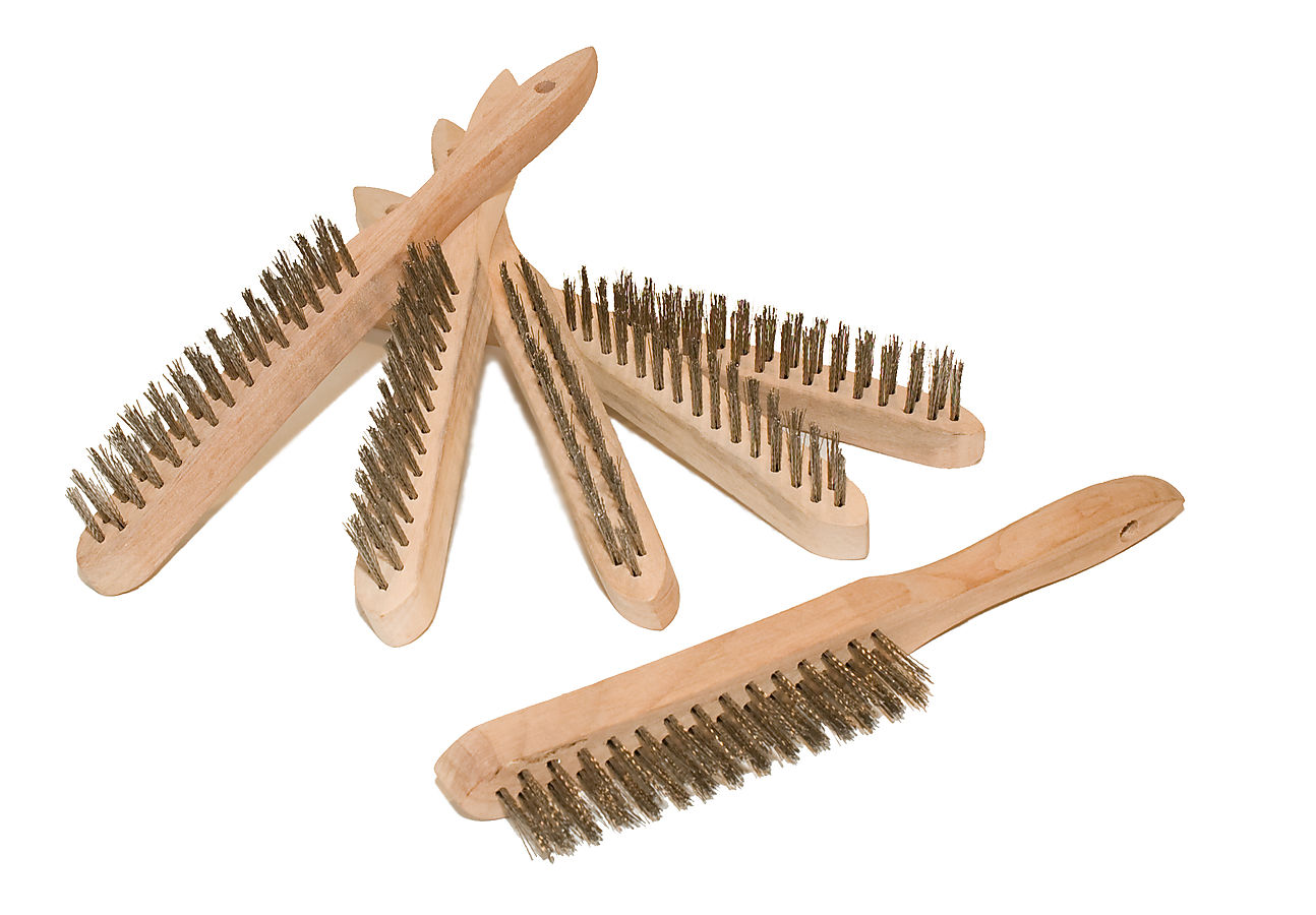 WIRE BRUSH STAINL. 6PCS