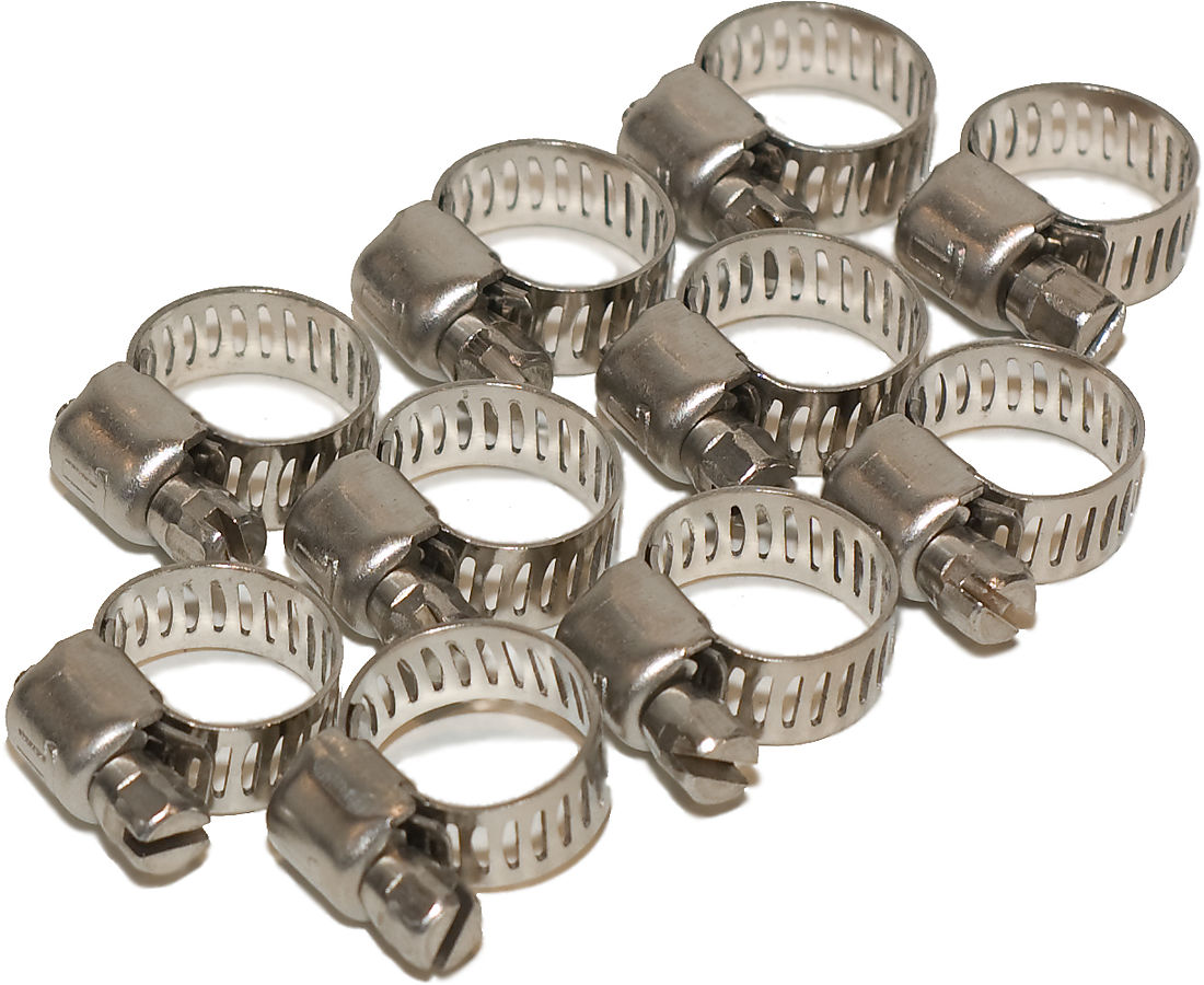 HOSE CLAMP FOR 3/8" HOSE (10 PCS